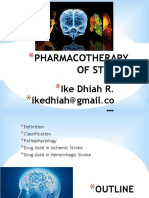 Pharmacotherapy of Stroke