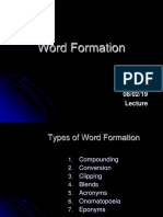 Word Formation