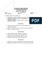 Tawi College: Microprocessor Subject Code: BSBC-402