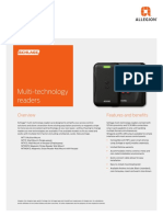 Schlage Multi Technology Readers Data Sheet 105354