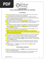 Clinical Evaluation Tool Guidelines WUHS 2014