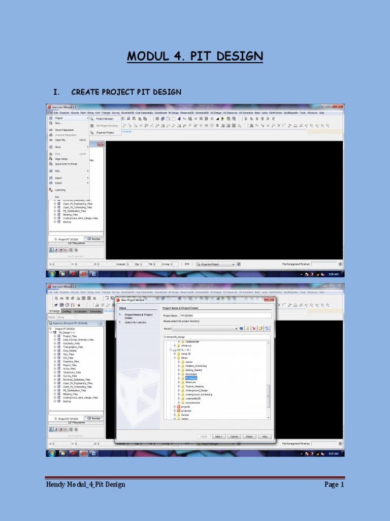 Modul 4. PIT DESIGN | PDF