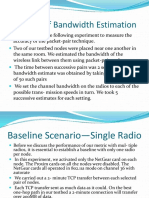 Accuracy of Bandwidth Estimation