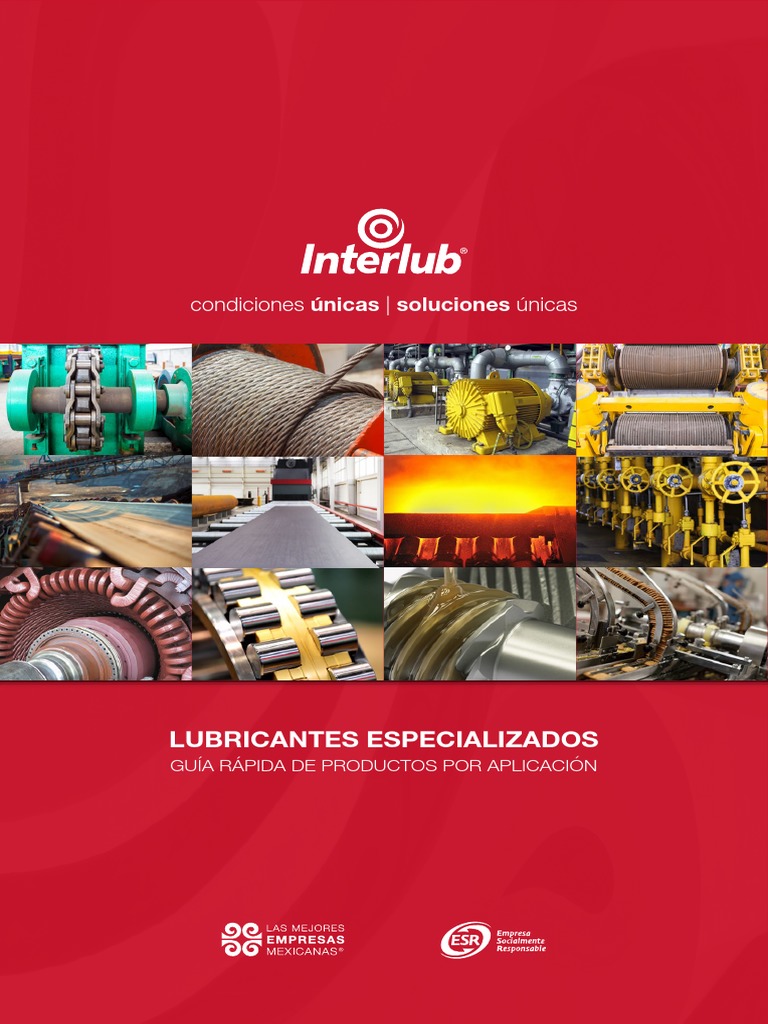 Guía de Lubricantes Especializados Interlub | PDF | Lubricante | Petróleo