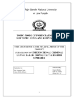 Command Responsibility Under ICL