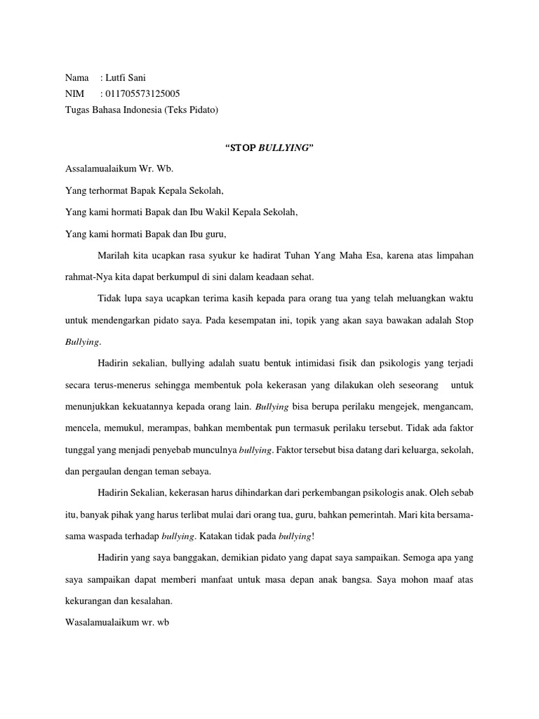 Pidato  PDF