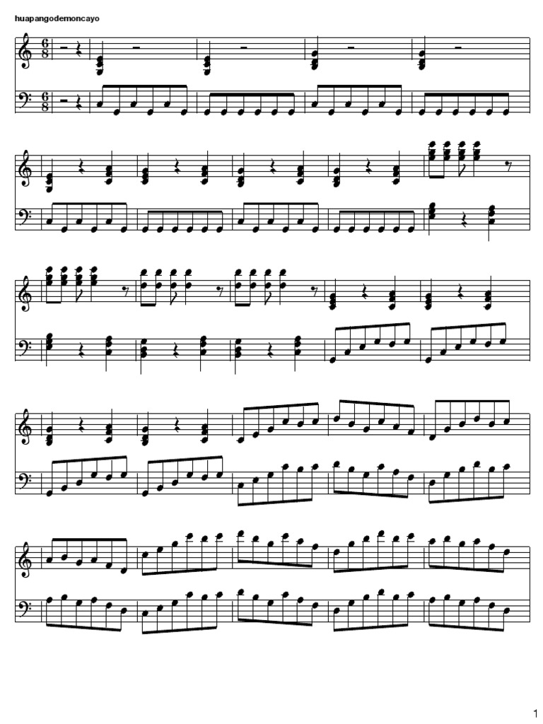 Huapango Moncayo Piano