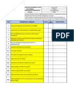 Check List Viabilidad de Pisicinas