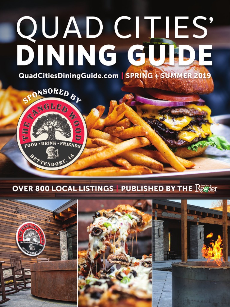 Quad Cities' Dining Guide Spring + Summer 2019 PDF Restaurants Menu