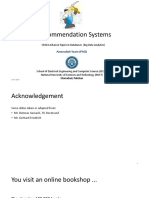 MS - BDA Lec - Recommendation Systems I
