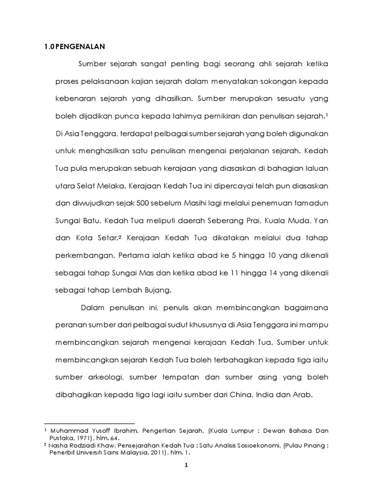 Sejarah Kedah Tua Pdf