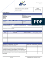 Formulario de Convalidación y Homologación PDF