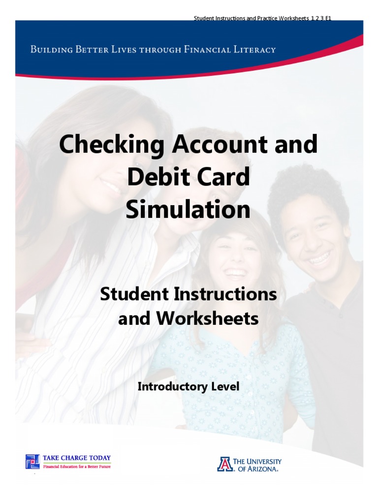 Student Instructions and Worksheets 1 | PDF | Transaction Account | Cheque