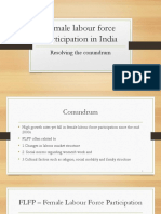 Resolving India's declining female labour force participation conundrum