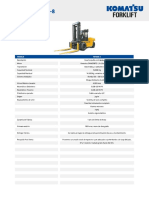 Fichas Komatsu FD160E-8