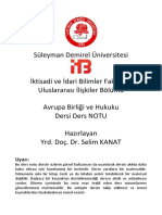 AB Ve Hukuku Ders Notu PDF
