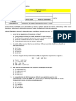 Evaluacion Intermedia 1° Medio