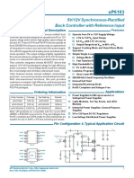 uP6103 Synchronous Buck Controller Datasheet Summary