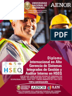 1-Diploma Internacional en Alta Gerencia de Sistemas Integrados de Gestion y Auditor Interno HSEQ