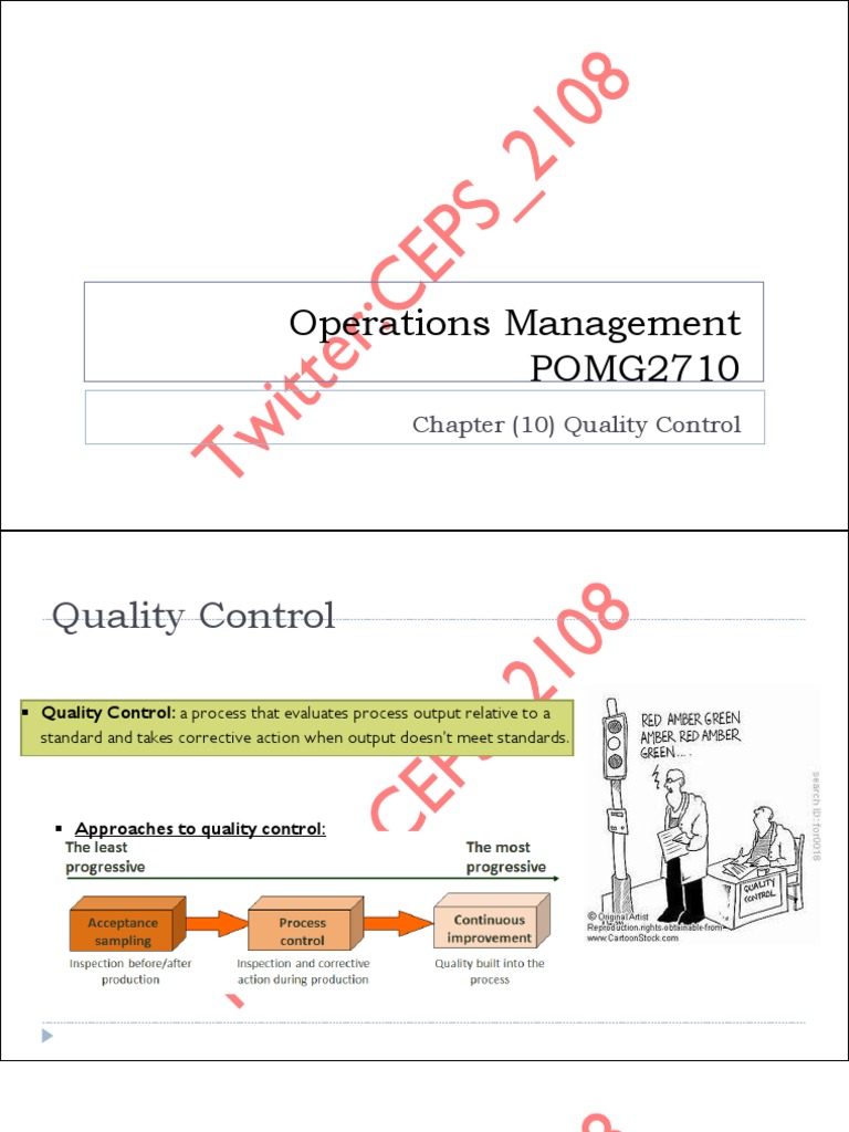 Inspection Points in Service Quality | PDF | Standard Deviation ...