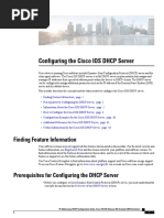 Configuring The Cisco IOS DHCP Server: Finding Feature Information