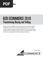 B2B Ecommerce 2018: Transforming Buying and Selling