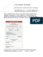 2019 June Report - Probability Window for Pacific Ring of Fire - Catastrophic Geo. Event