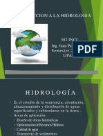 Introduccion A La Hidrologia