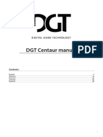 DGT Centaur Manual: Contents