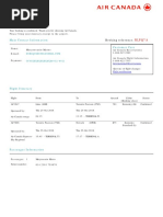 Air Canada eUpgrade Chart Overview | PDF | Aviation | Civil Aviation