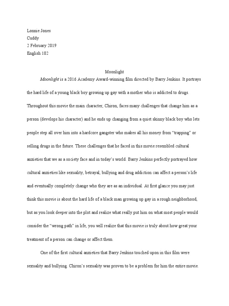 Moonlight thesis image