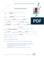 Formulario Curso Arbitros