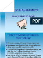 Stress Management for College Students