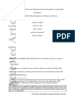 Moral Disapproval and Perceived Addiction To Internet Pornography A Longitudinal Examination