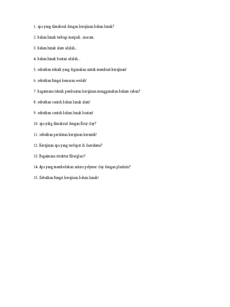 Soal Lat Bahan Lunak Ganjil 2018 2019 Kls 8 Docx
