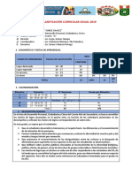 4 A Desarrollo Personal Planificación Curricular Anual 2019