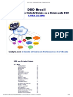 DDD Brasil - Lista Dos DDDs Das Cidades Brasileiras PDF