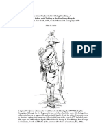 Part 1 "The Great Neglect in Provideing Cloathing... " Uniform Colors and Clothing in The New Jersey Brigade From Northern New York, 1776, To The Monmouth Campaign, 1778