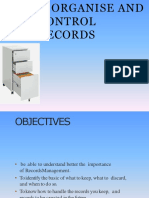 Organize Control Records