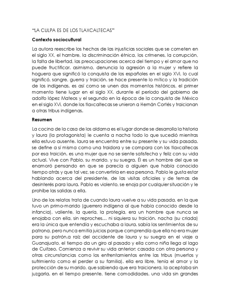 LA CULPA ES DE LOS TLAXCALTECAS