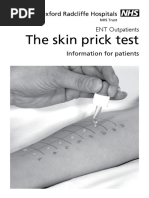 MQT and Allergy Skin Testing Guide | PDF | Allergy | Allergology