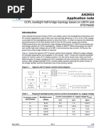 AN2654 Application Note: CCFL Backlight Half-Bridge Topology Based On L6574 and STD7NS20