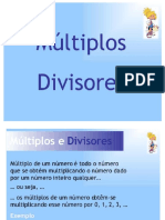 Multiplos e Divisores