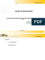 2-Evolução Da Manutenção