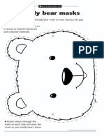 Teddy Bear Picnic Mask Ideas