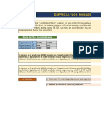 Costo Por Proceso (Empresa Los Robles)