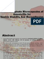 Chitosan-Alginate Microcapsules of Amoxicillin For