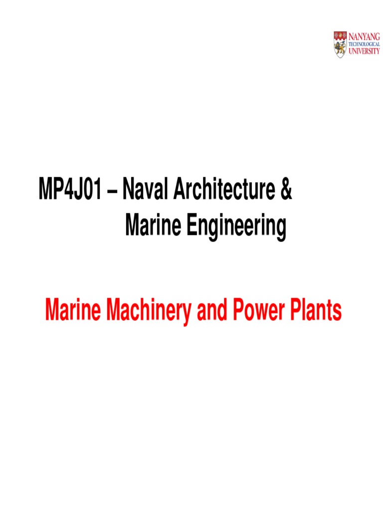 Ang 1 MarinePowerPlants PDF PDF Marine Propulsion Ships