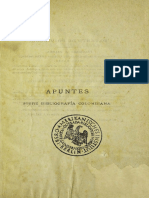 1882 Isidoro Laverde - Apuntes Sobre Bibliografía Colombiana PDF