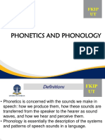 Phonetics and Phonology